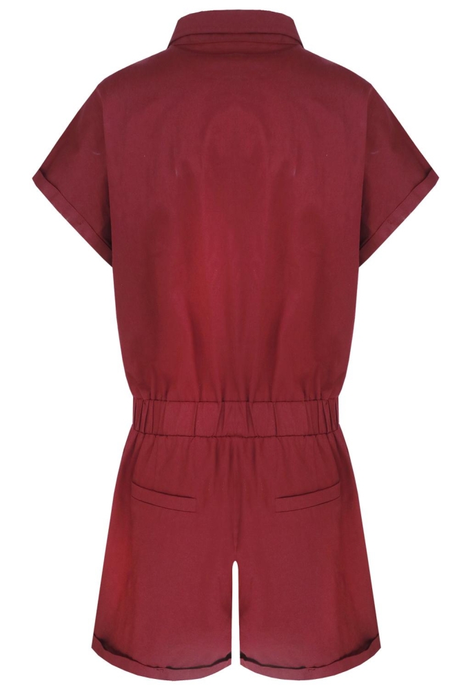 HANNA PLAYSUIT 25ZFFF07 812 DEEP PURPLE